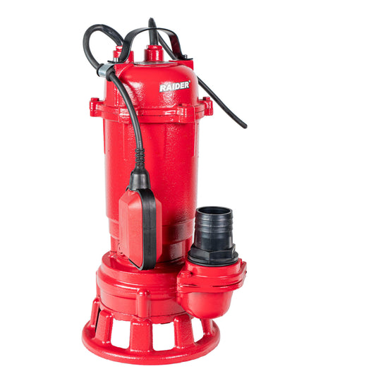 Потопяема помпа за мръсна вода с чопър 1100W 1" 300 л/мин 13 м RAIDER RD-CAWP56