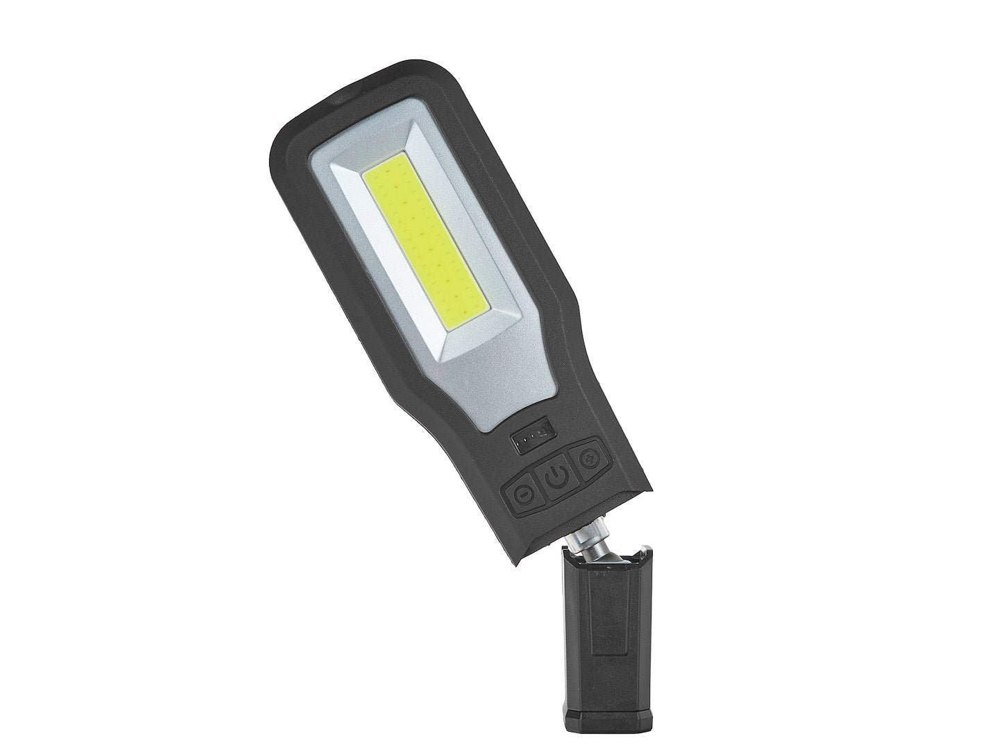 Работна лампа LED COB 10W+5W акумулаторна с държач, магнитна, кука 2000mAh 550LM IP54