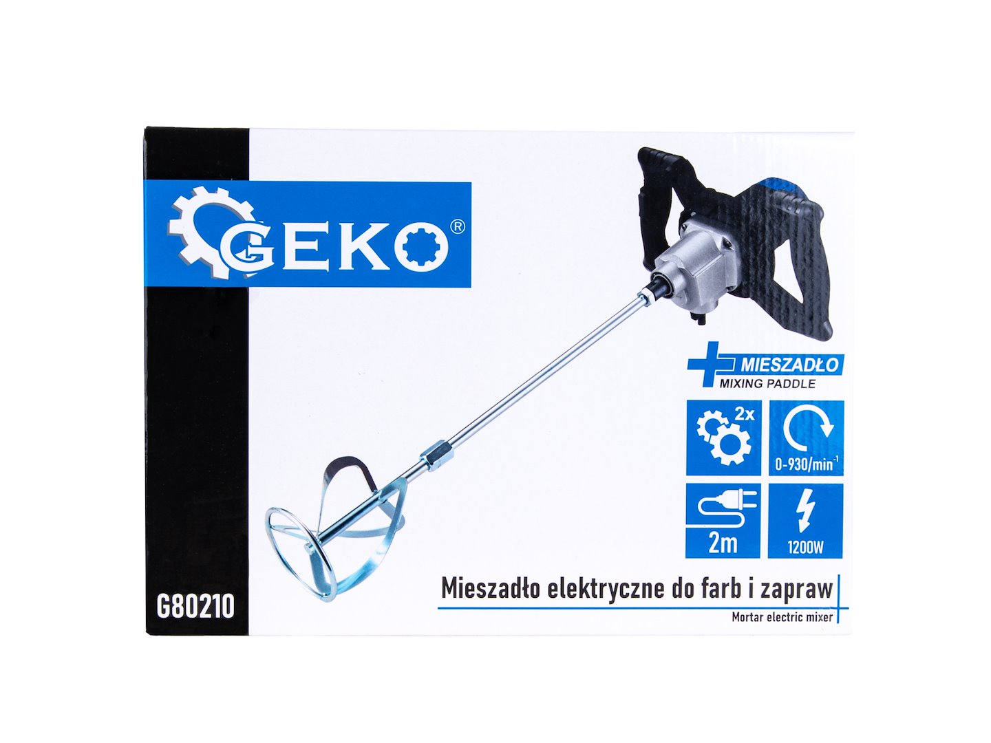 Електрически миксер 1200W 2 скорости M14 за бои и хоросани - GEKO