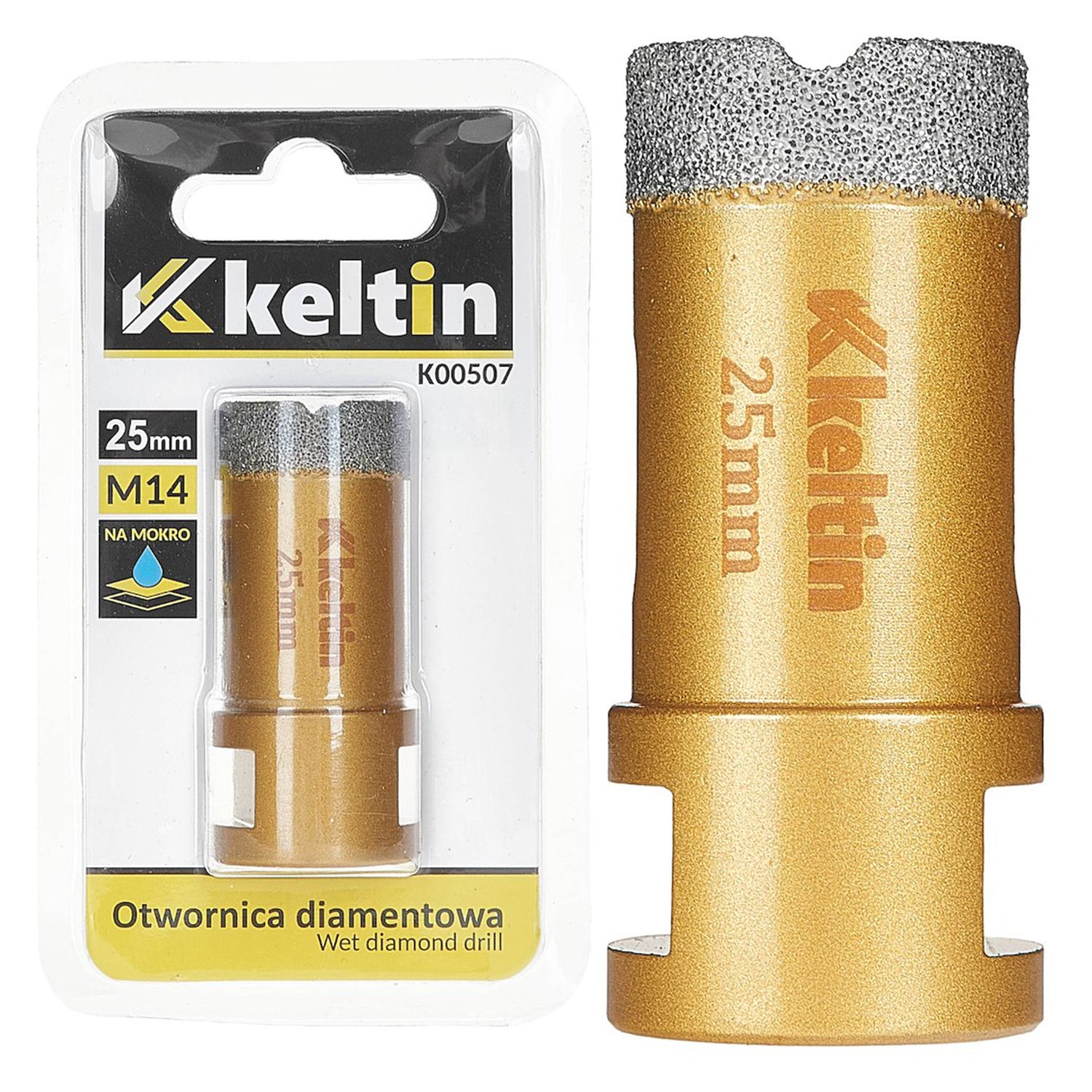 Диамантена боркорона 25 мм М14 - KELTIN