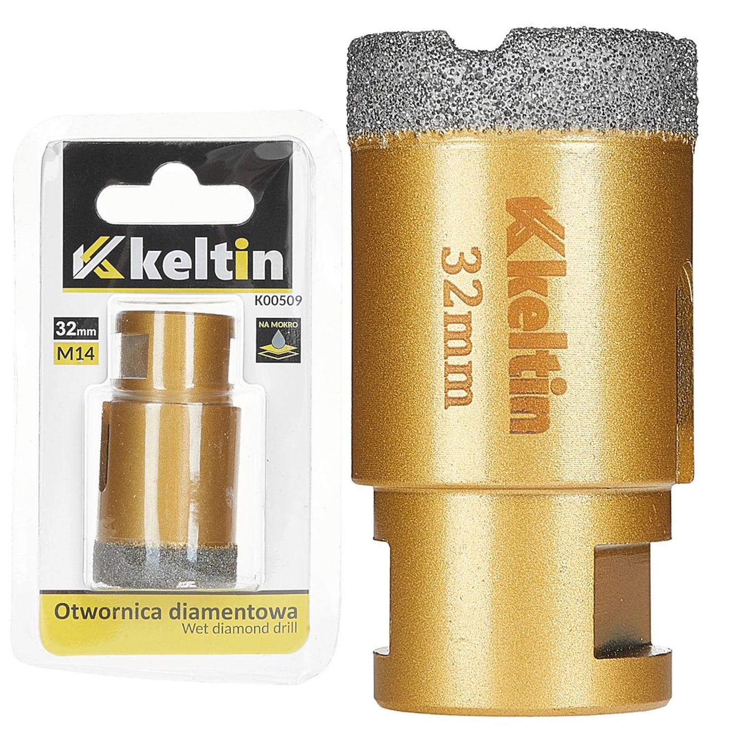 Диамантена боркорона 32 мм М14 - KELTIN