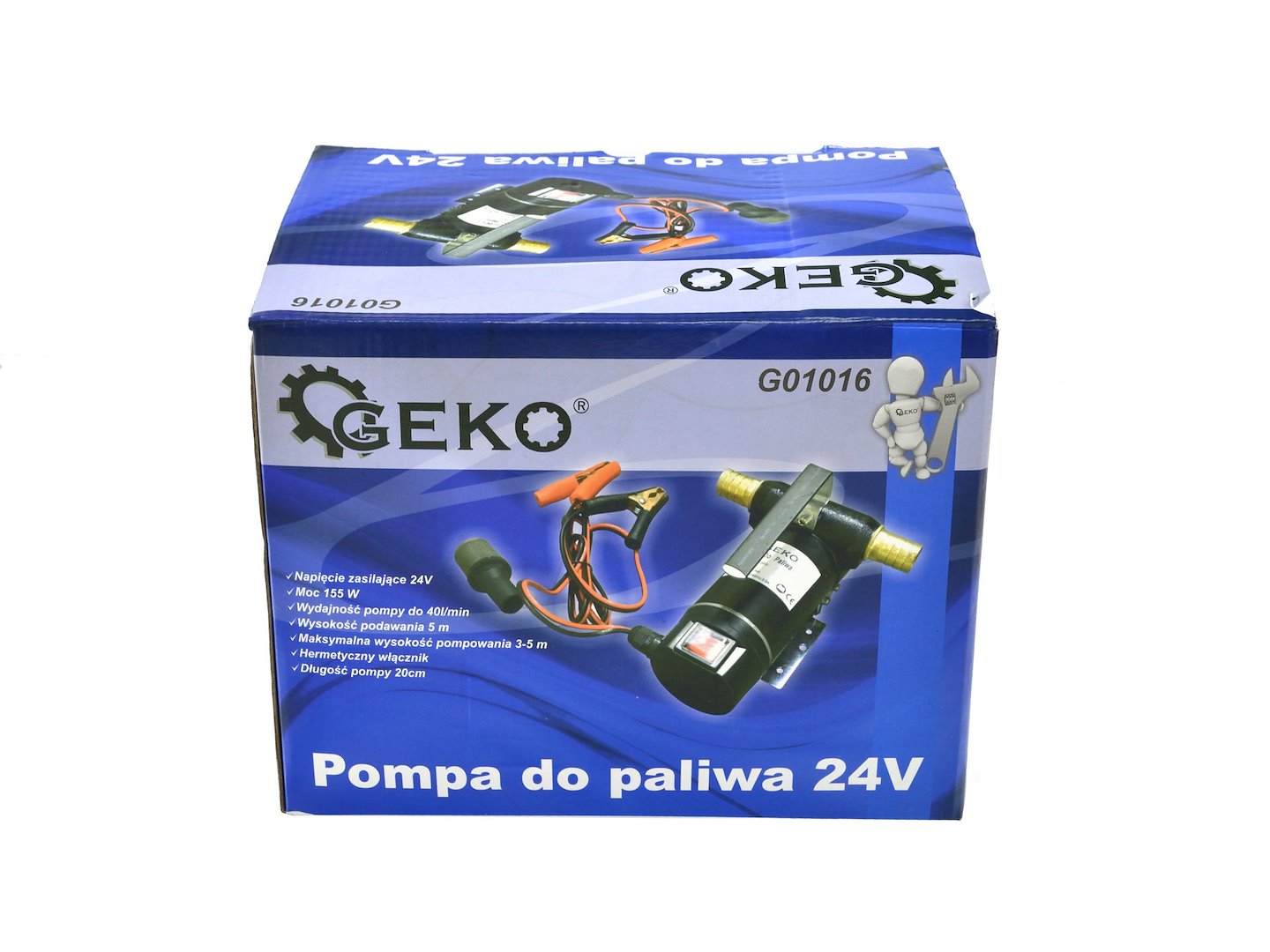 Самозасмукваща се преносна помпа 24V за дизелово гориво GEKO
