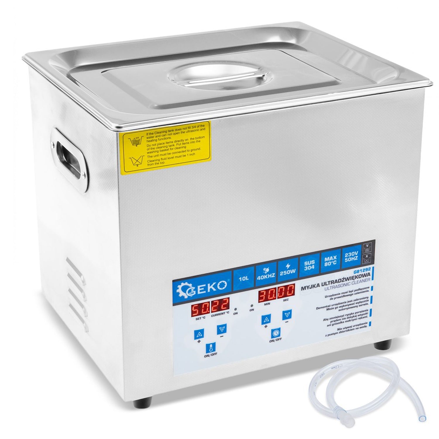 Ултразвукова миялна машина 10 л 250W – GEKO