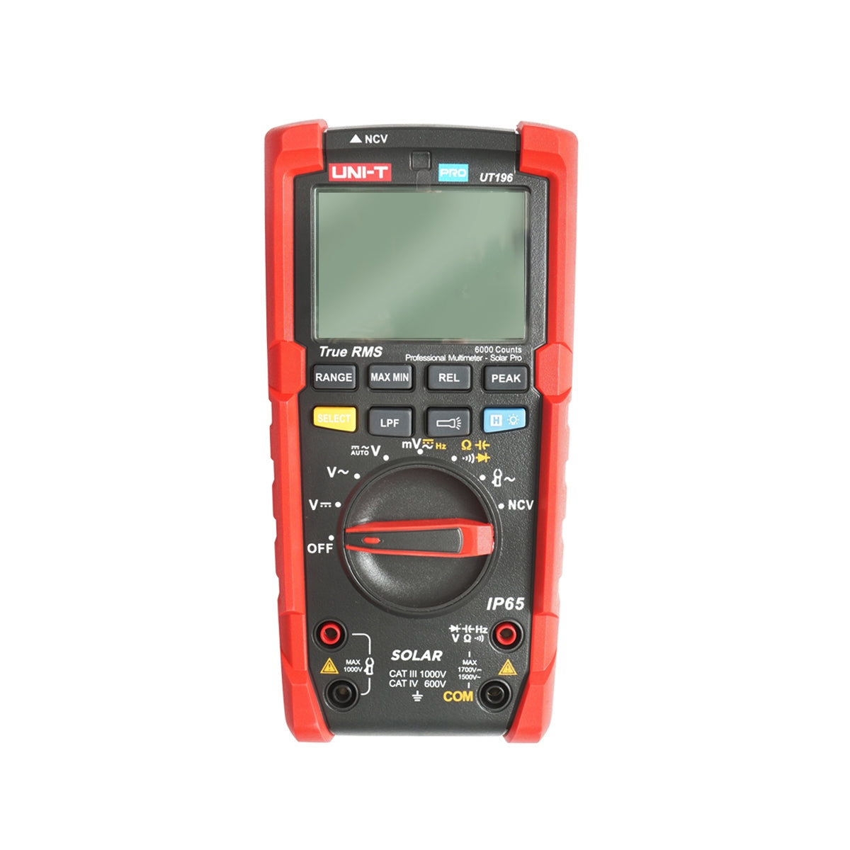 Професионален цифров мултиметър Solar Pro UT196, 1700V True RMS UNI-T