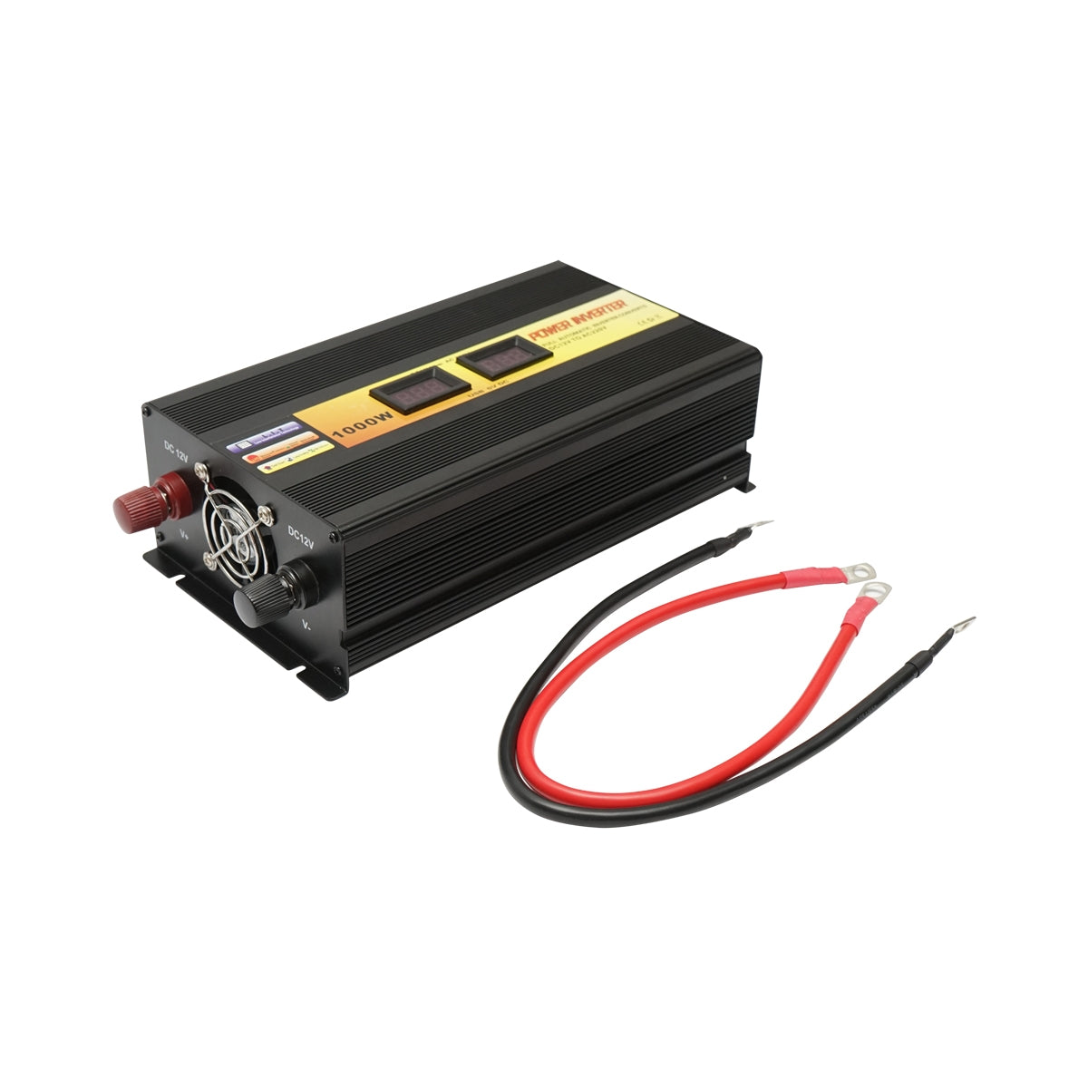 Инвертор на напрежение 12V-220V 1000W LCD с USB Breckner Germany