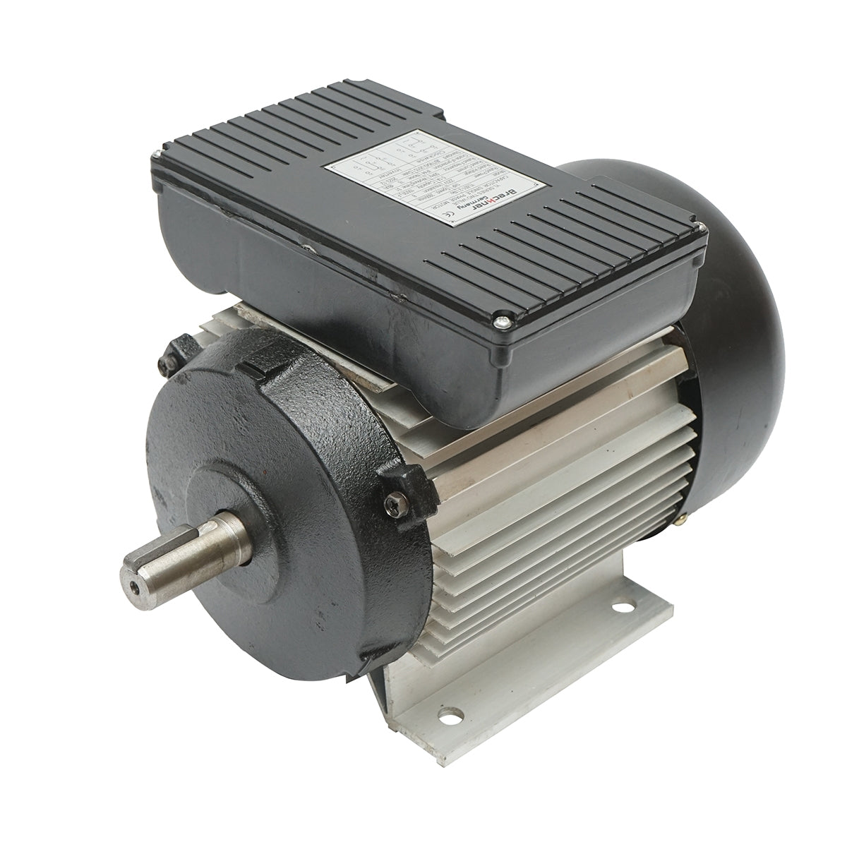 Еднофазен електродвигател 0.75 kW, 220 V, с медна намотка и алуминиев корпус IP44