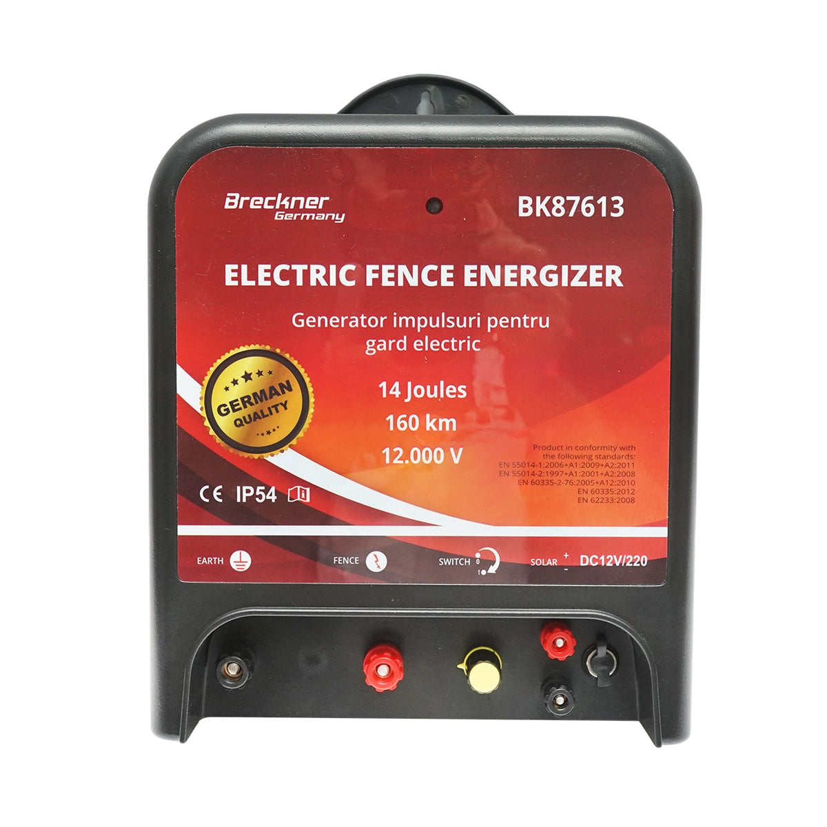 Генератор на импулси 12/220V, 14 джаула за ел. ограда Breckner Germany