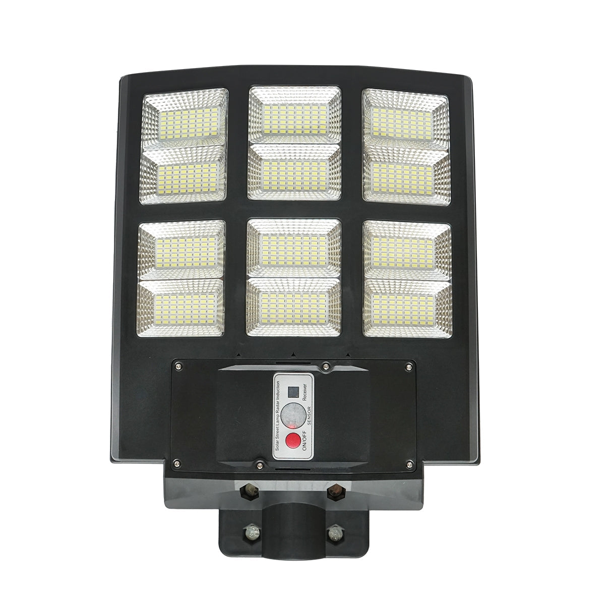 Соларна LED лампа за улично осветление 600W, 6500K, IP65 със соларен панел, сензор за движение, дистанционно, Breckner Germany