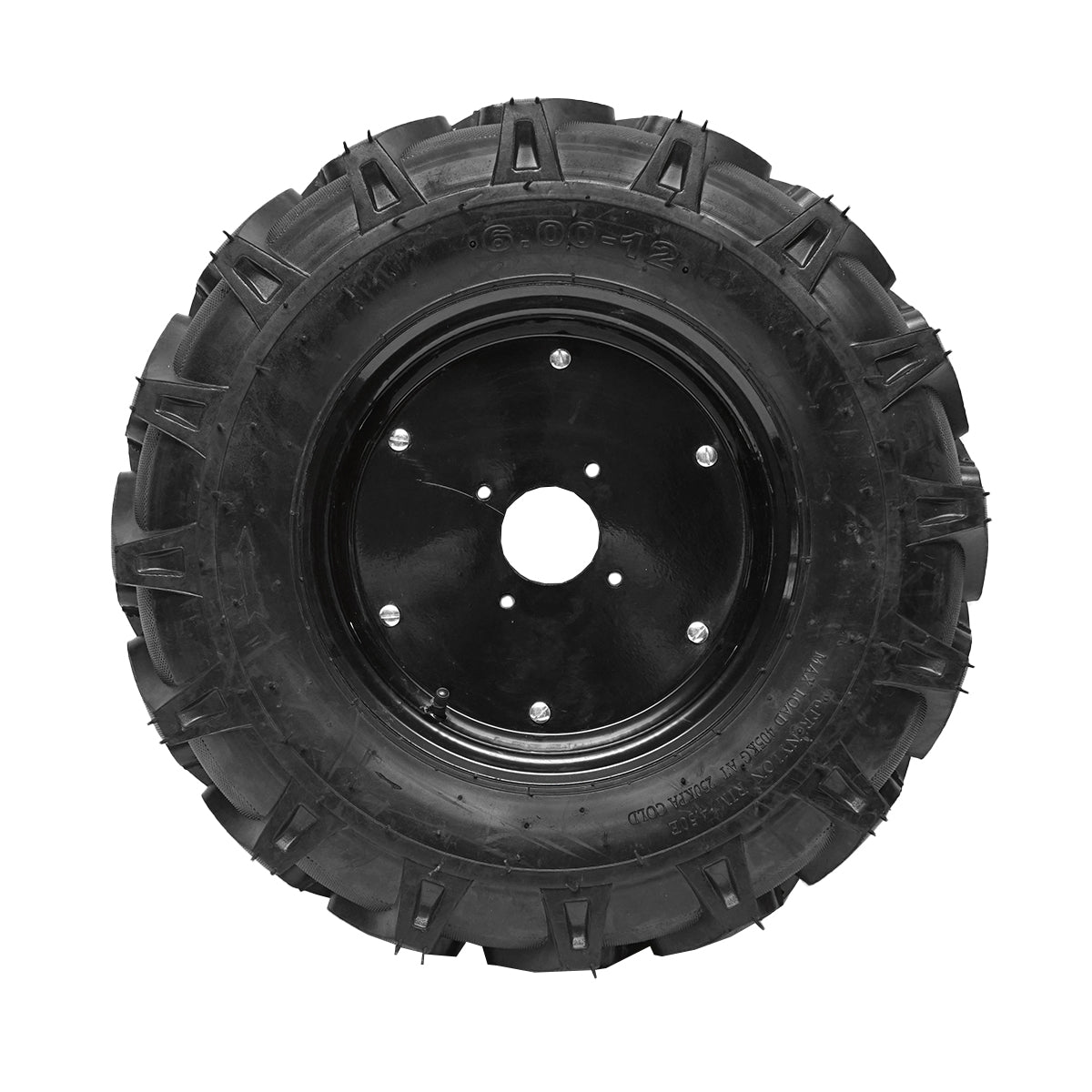 Гума с черна джанта 600/12 R1 6PR грайфер