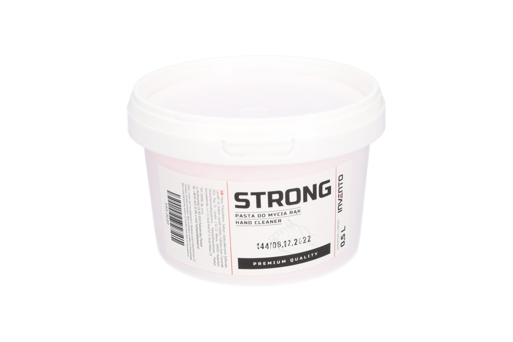 Паста за почистване на ръце 0,5 л STRONG INVENTO