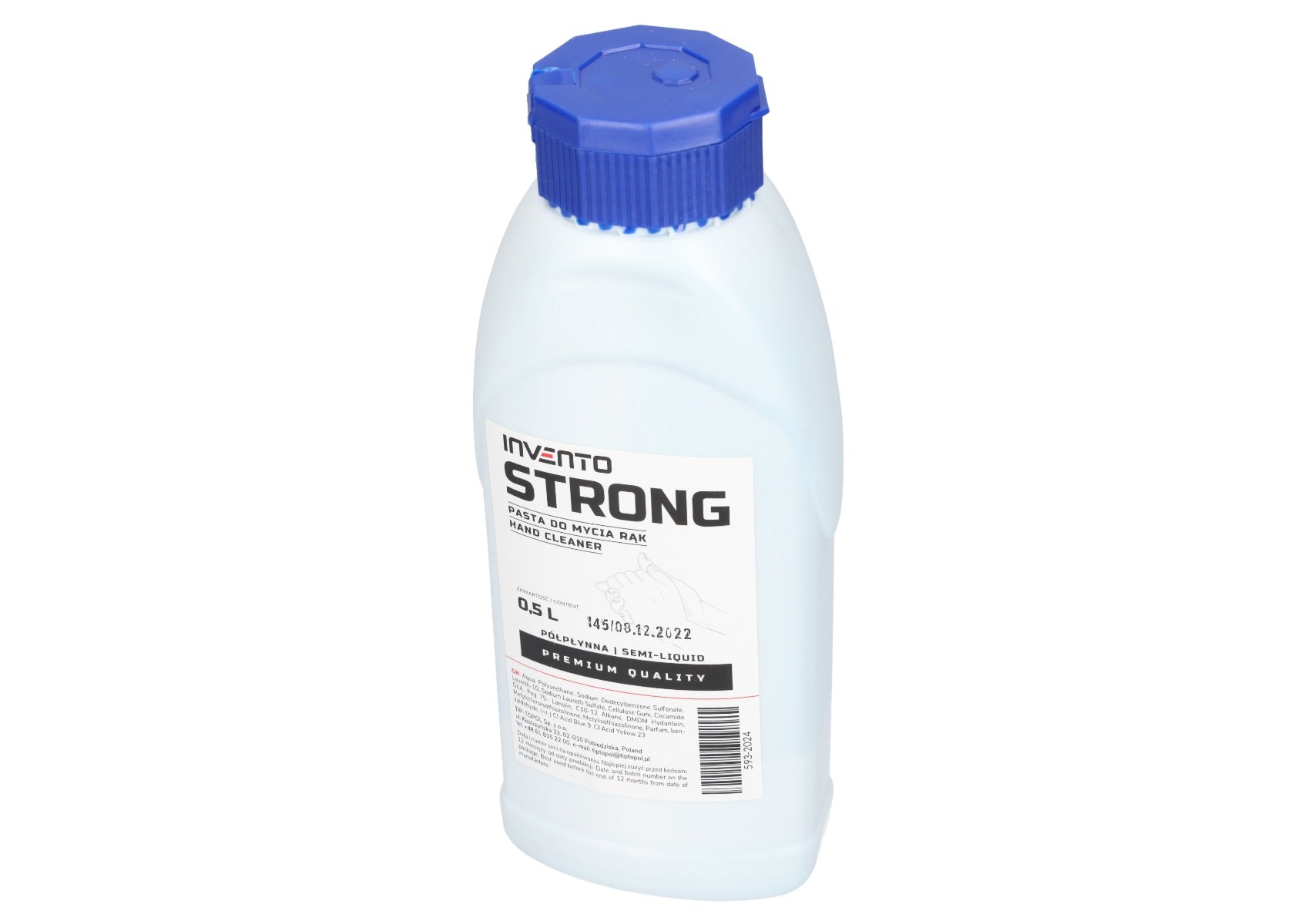 Гел за дезинфекция на ръце 0,5 л STRONG INVENTO