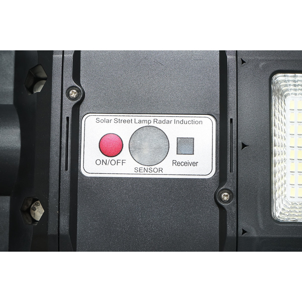 Соларна LED лампа за улично осветление 600W, 6500K, IP65 със соларен панел, сензор за движение, дистанционно, Breckner Germany