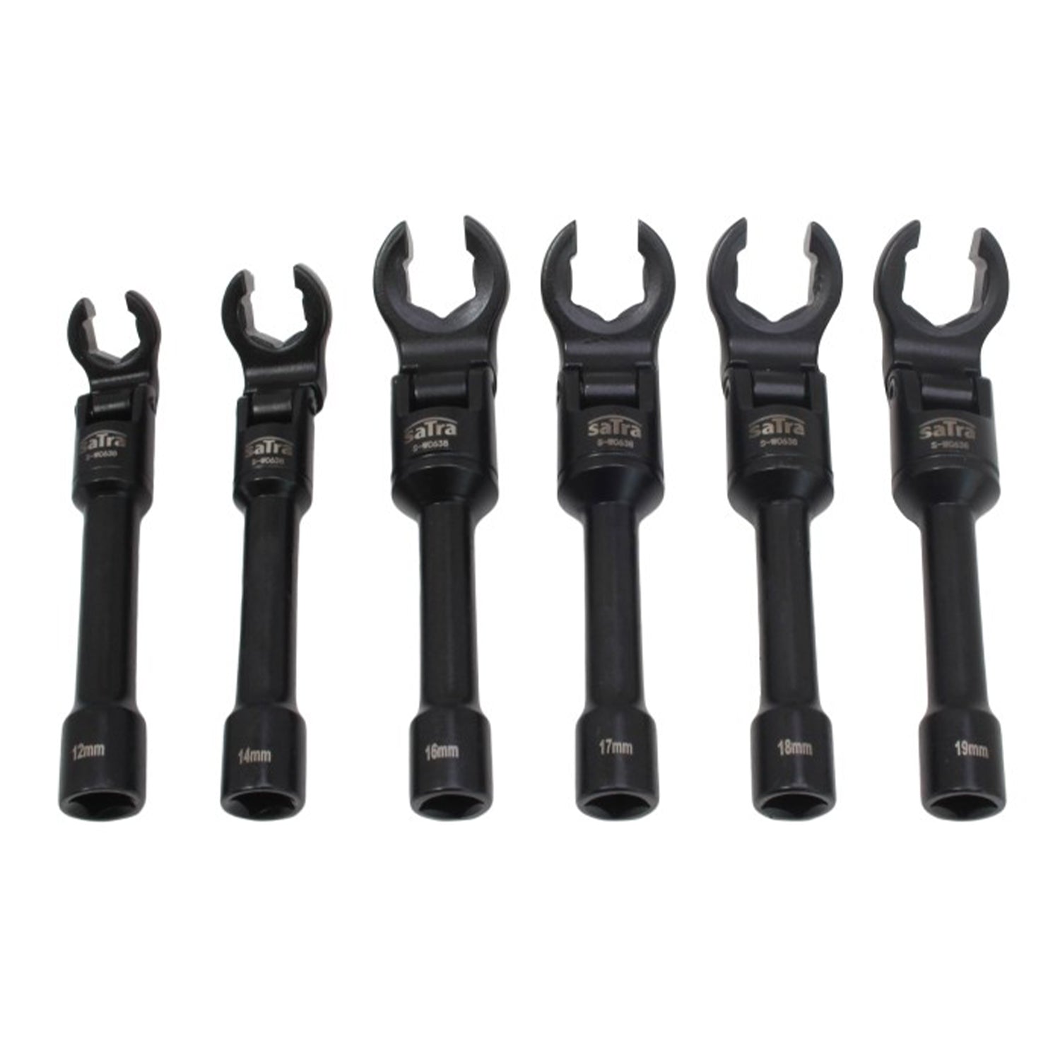 Комплект 6 ключа 3/8" с шарнир, за тръби 12-19 мм