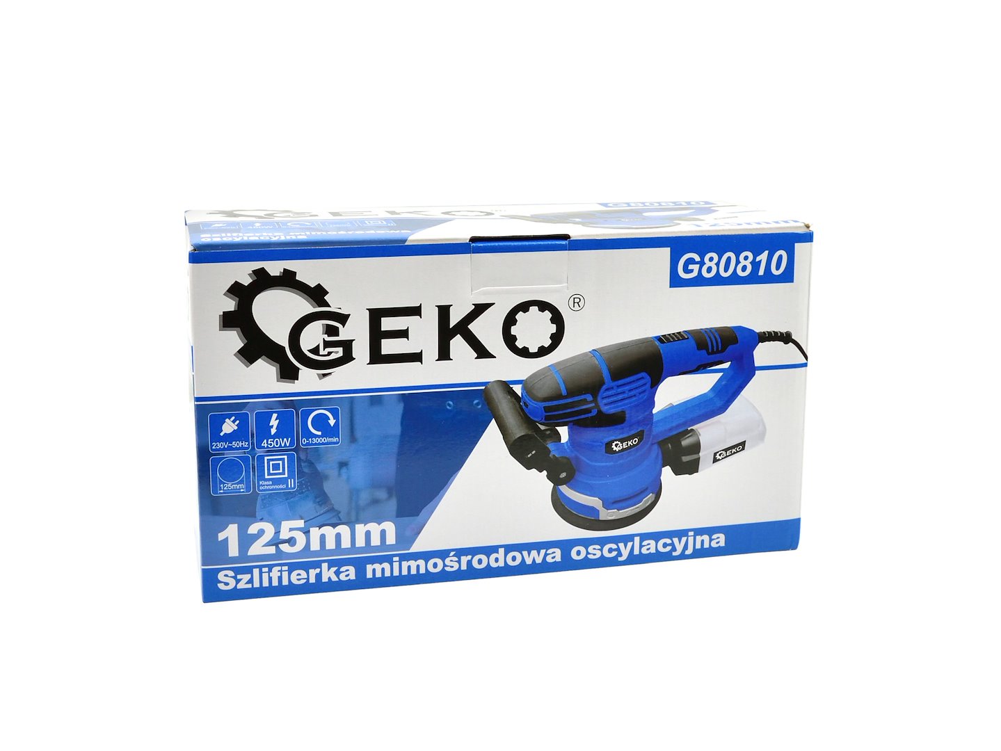 Орбитален ексцентършлайф 125 мм 450W GEKO