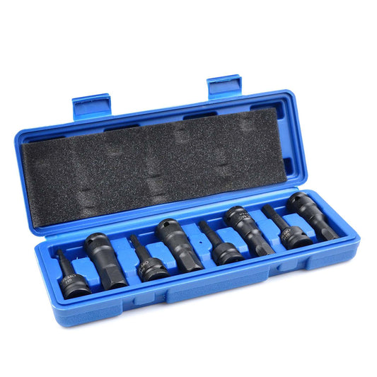 Комплект шестостенни ударни имбус бита 1/2" Н5-Н19 8 бр. GEKO