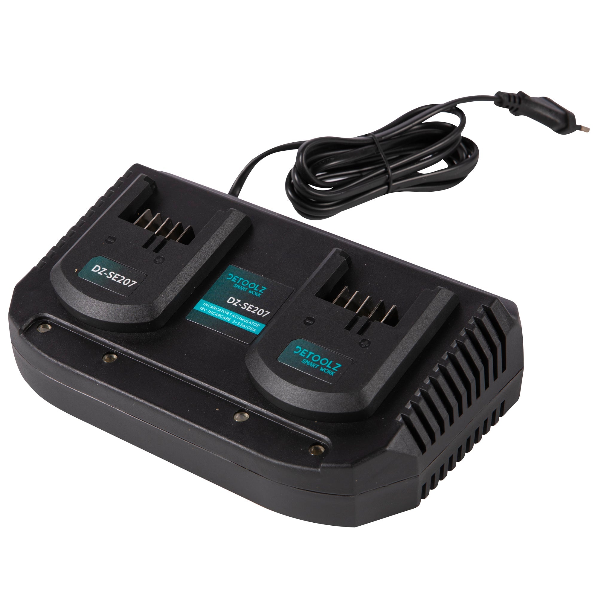 Зарядно устройство за 2 батерии LI-ION 18V 3.5A DETOOLZ