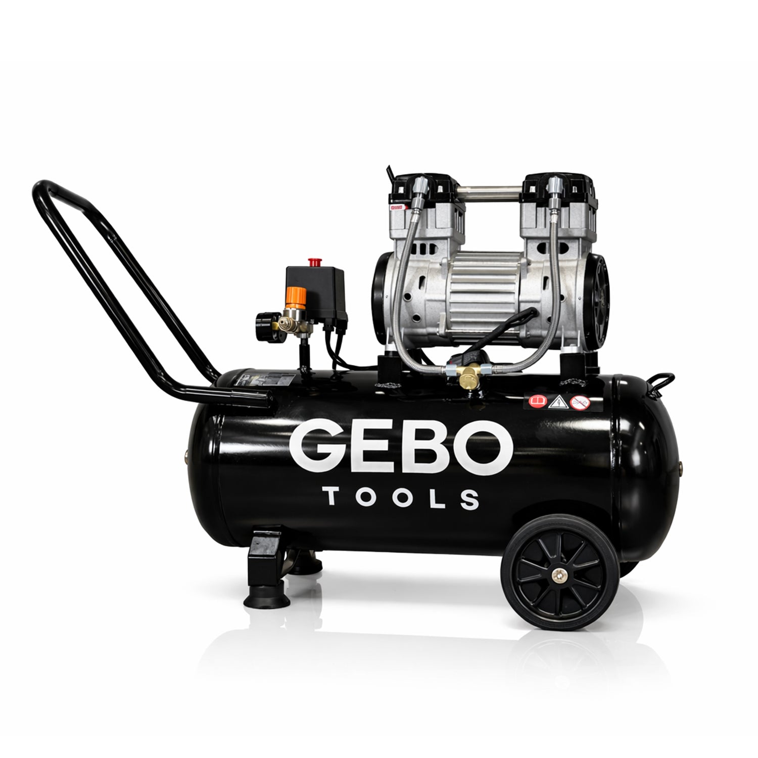 Безшумен компресор 50 л 2 НР GEBO TOOLS