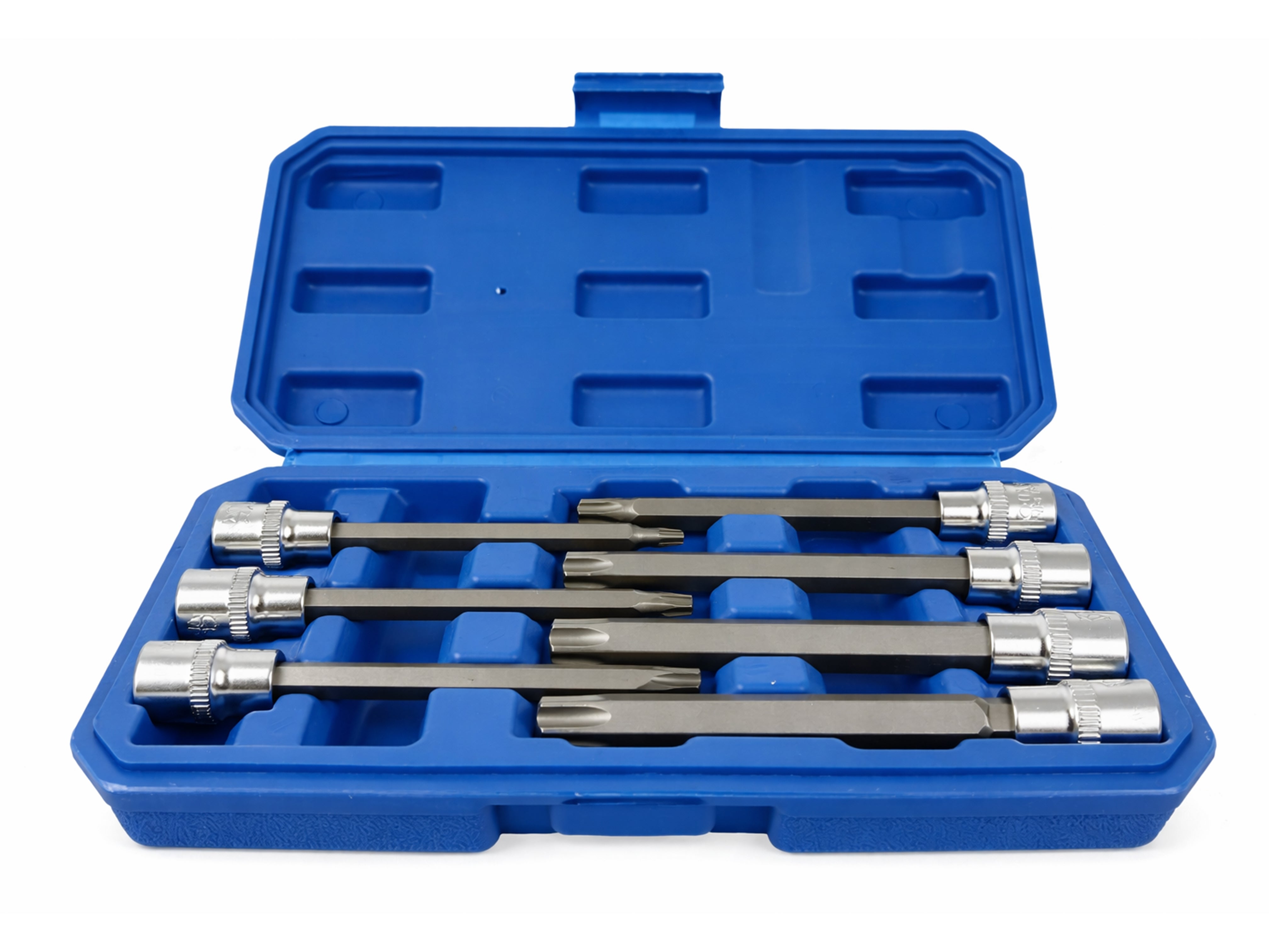 Комплект вложки 3/8" удължени, 7 бр. торкс GEBO TOOLS