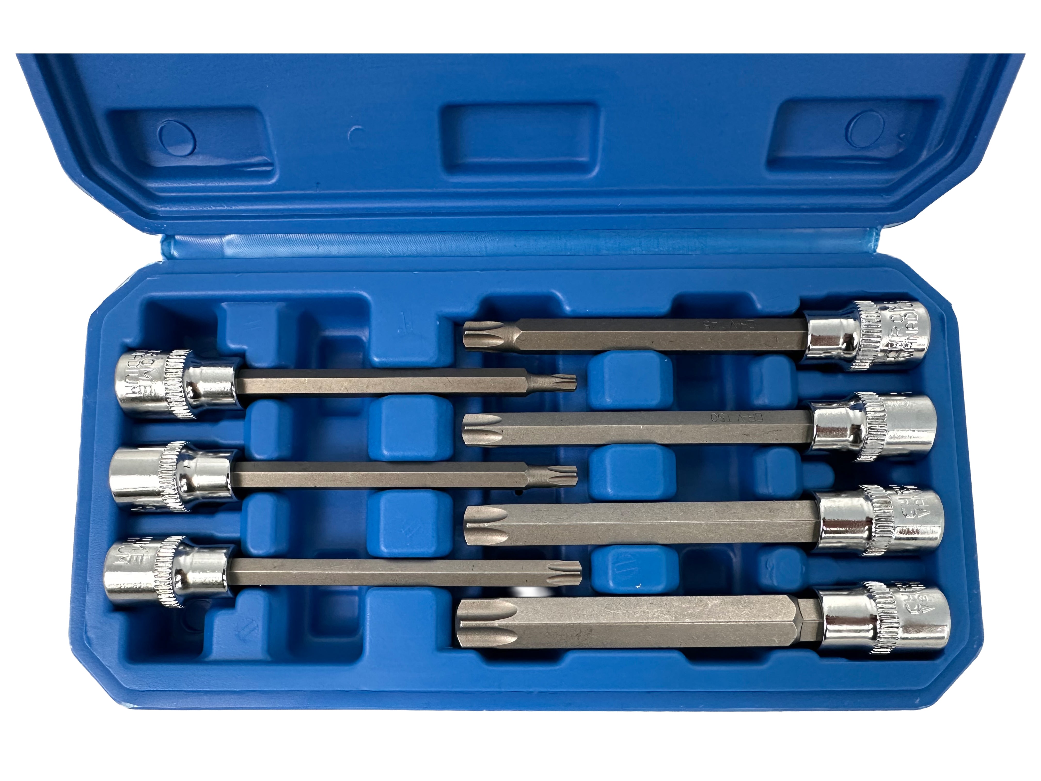 Комплект вложки 3/8" удължени, 7 бр. торкс GEBO TOOLS