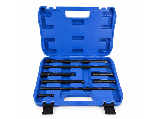 Комплект ударни удължения, 1/4" 3/8" 1/2", 9 бр. GEBO TOOLS