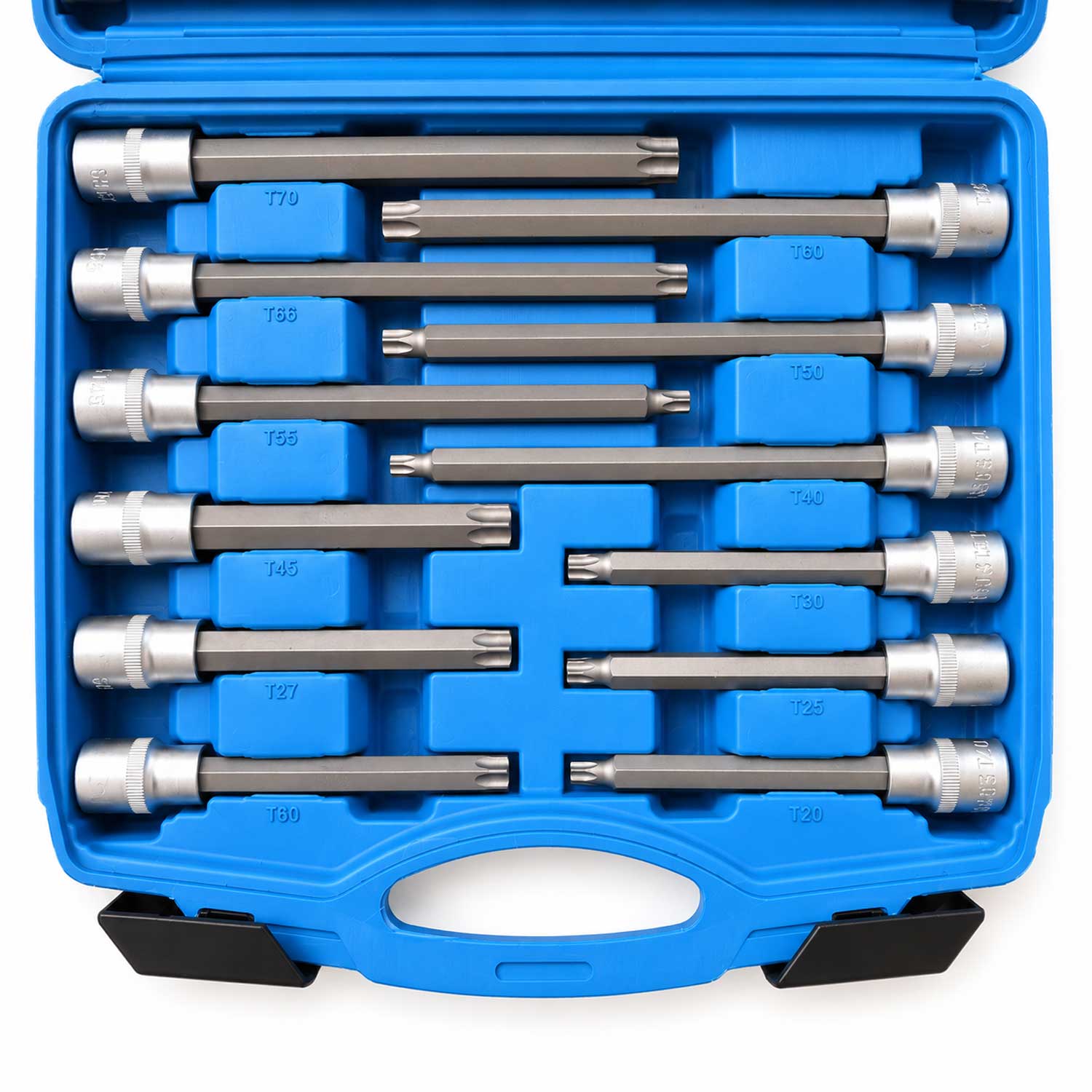 Комплект дълги торкс битове 1/2" 32 броя GEBO TOOLS