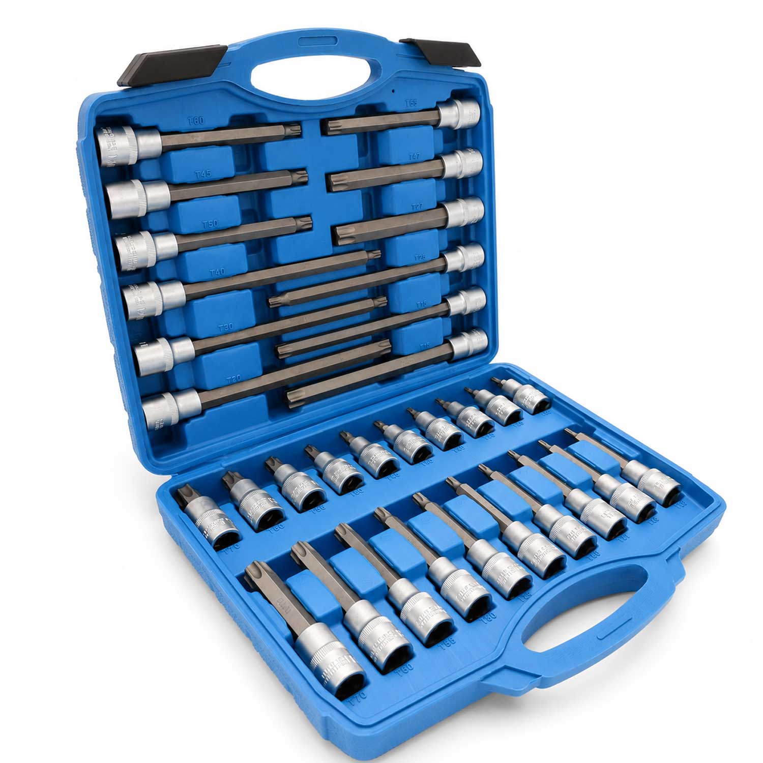 Комплект дълги торкс битове 1/2" 32 броя GEBO TOOLS