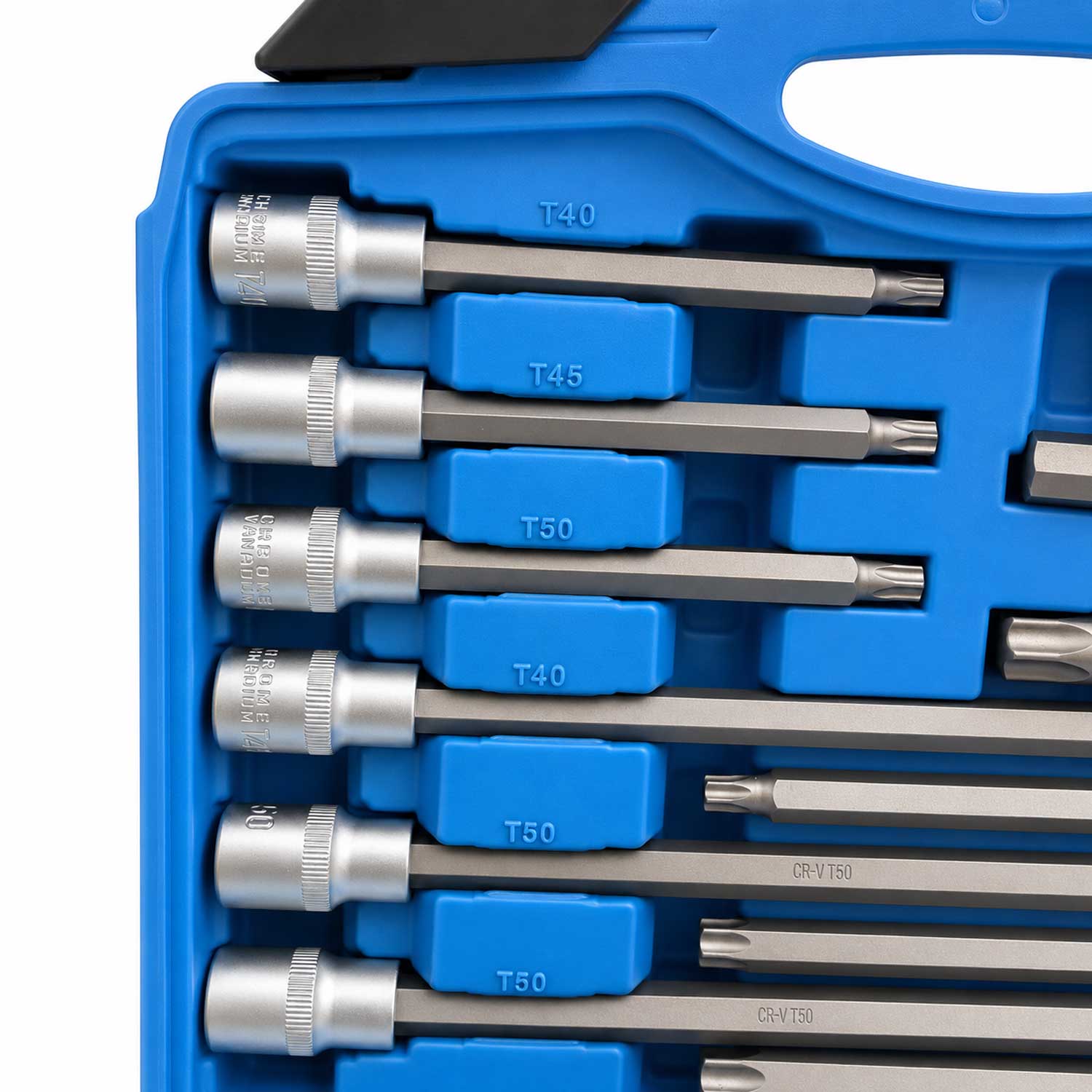 Комплект дълги торкс битове 1/2" 32 броя GEBO TOOLS