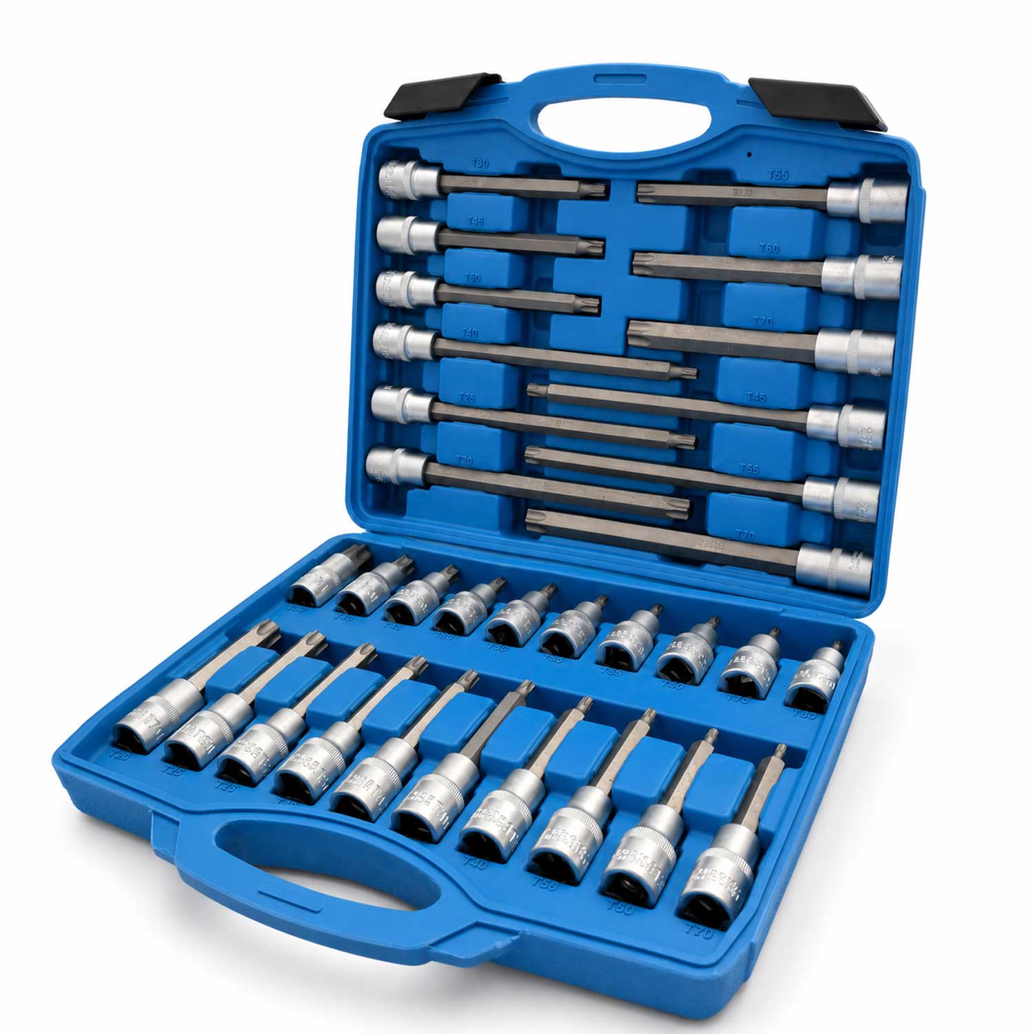 Комплект дълги торкс битове 1/2" 32 броя GEBO TOOLS