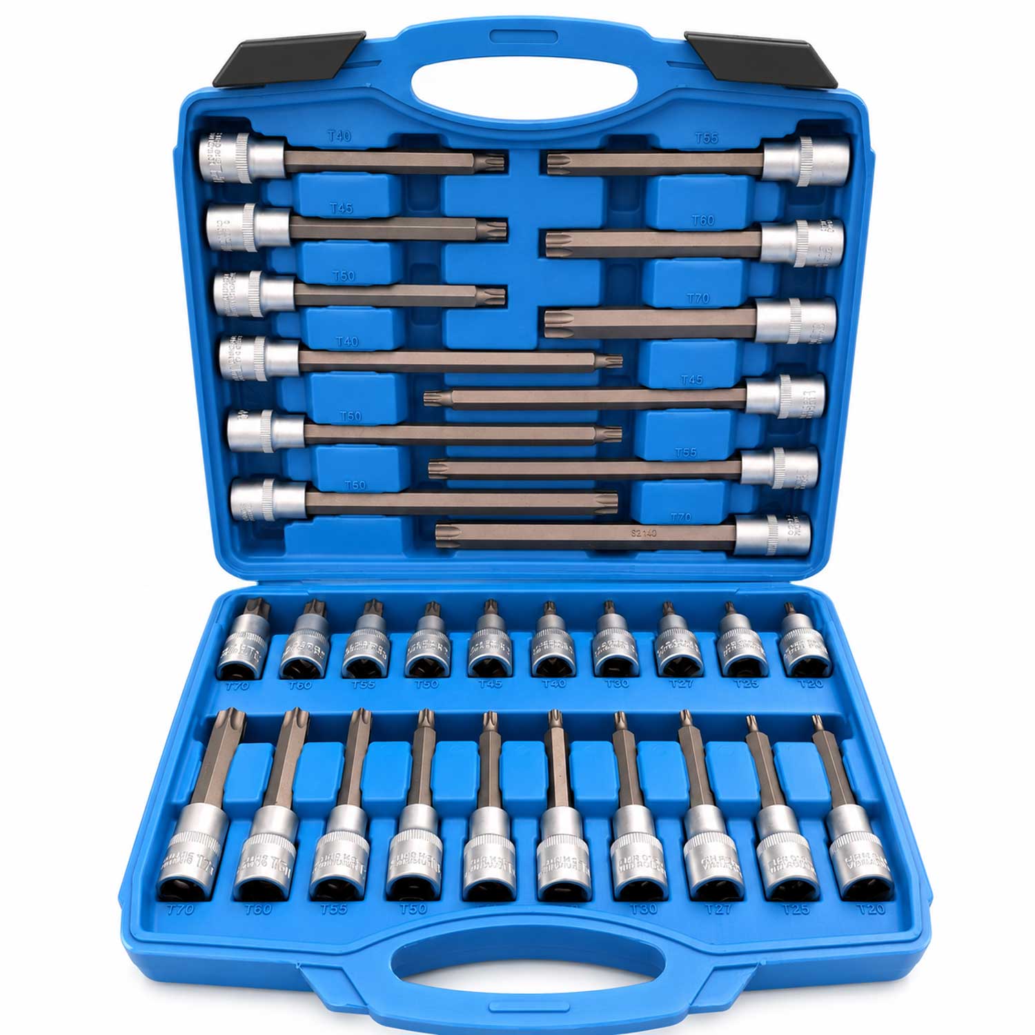 Комплект дълги торкс битове 1/2" 32 броя GEBO TOOLS