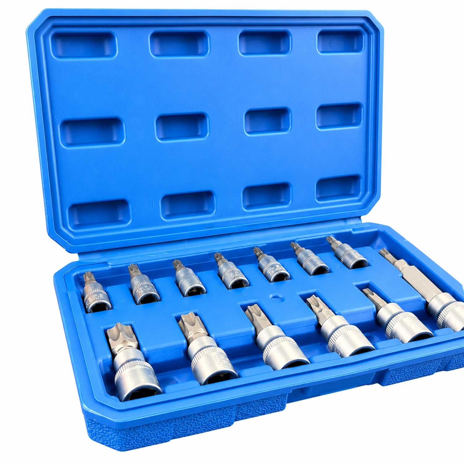 Комплект ключове битове торкс с 5 ръба TS8–TS60 12 броя GEBO TOOLS