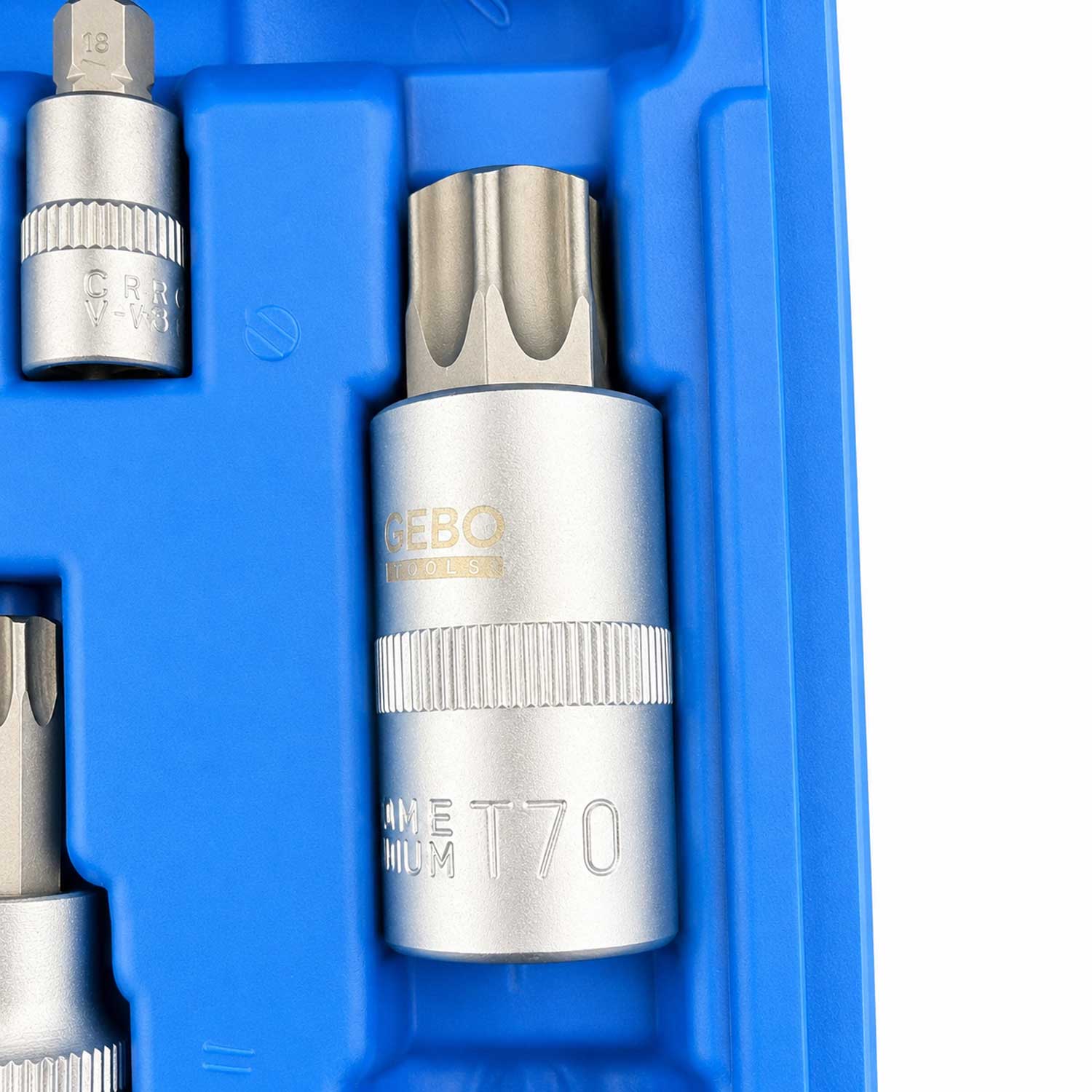Комплект ключове битове торкс с 5 ръба TS8–TS60 12 броя GEBO TOOLS