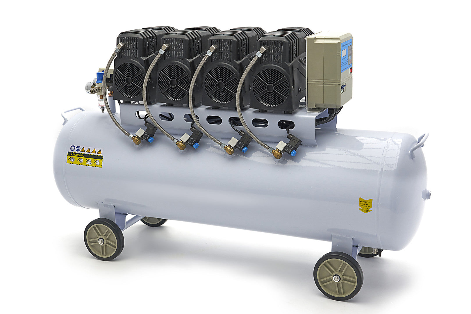 Безшумен компресор без масло SGS 200 л 10 BAR HBM MACHINES Холандия
