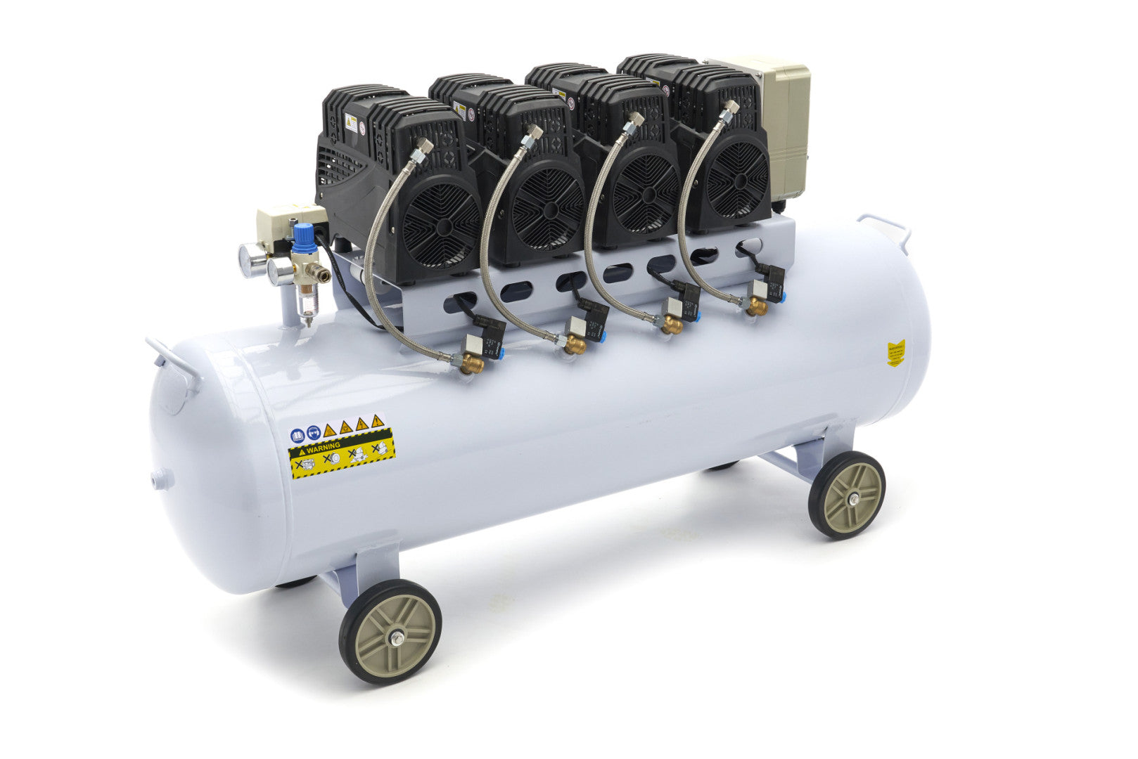 Безшумен компресор без масло SGS 200 л 10 BAR HBM MACHINES Холандия