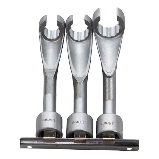 Комплект ключове за тръби, инжектори 3 части 14-17-19 мм BMW OPEL MERCEDES KROFTOOLS