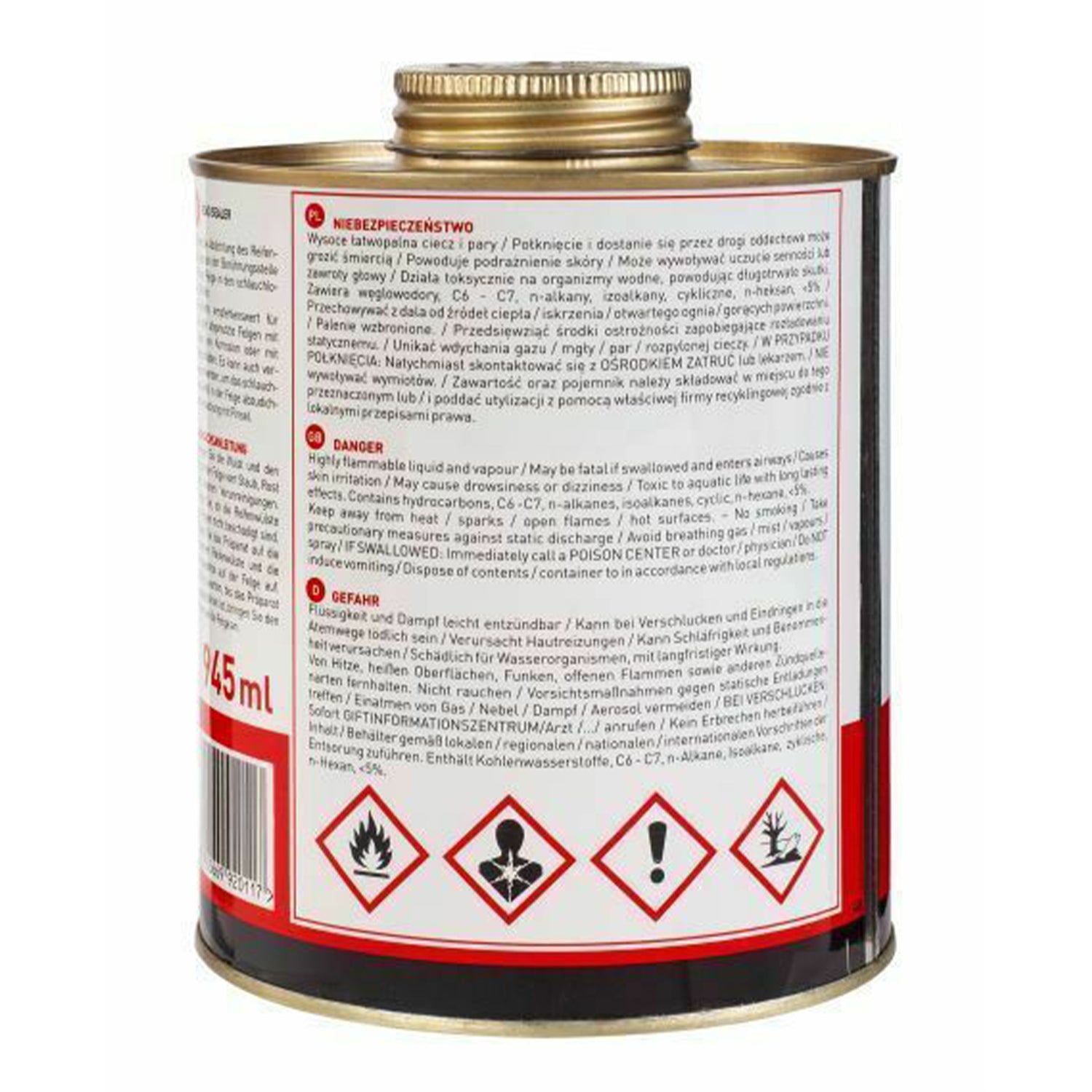Уплътнител за гуми BEAD SEALER EXTRA 945 мл с четка INVENTO