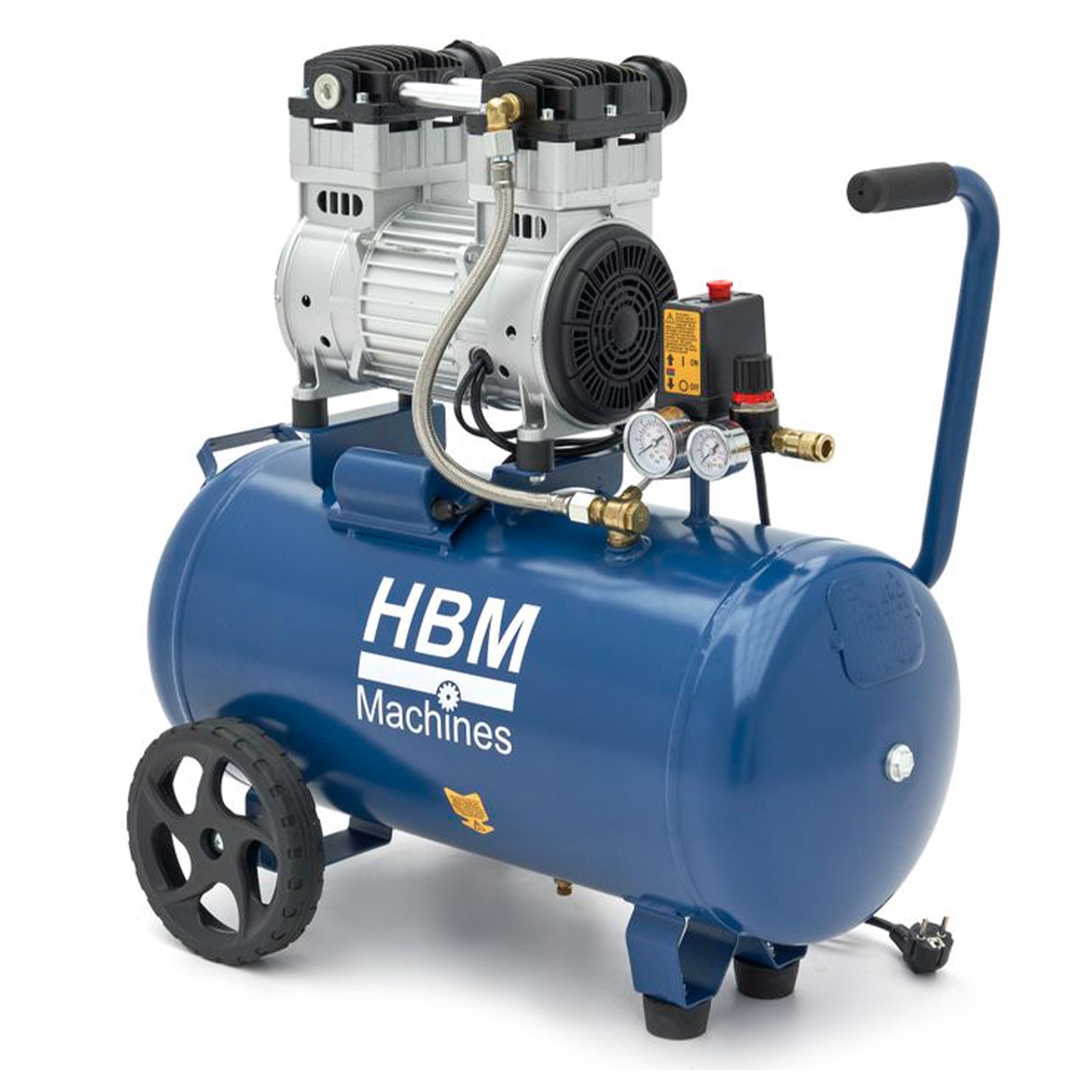 Безшумен компресор, нисък шум, без масло 50 л 1500W