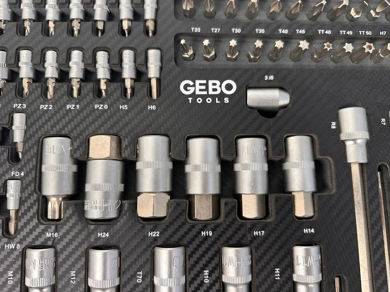Комплект битове за шкаф, 101 броя GEBO TOOLS