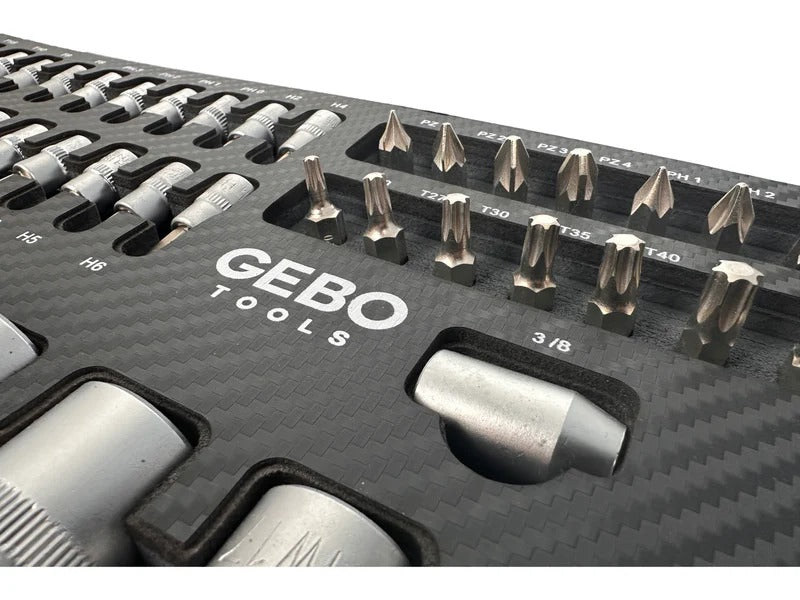 Комплект битове за шкаф, 101 броя GEBO TOOLS