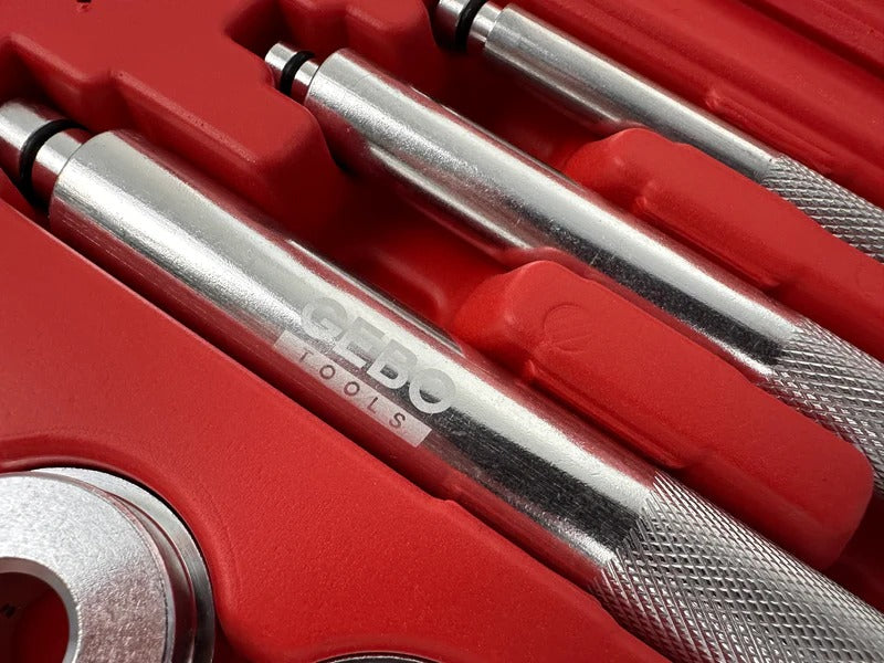 Комплект преса за монтаж и демонтаж на лагери за главини и шарнири GEBO TOOLS