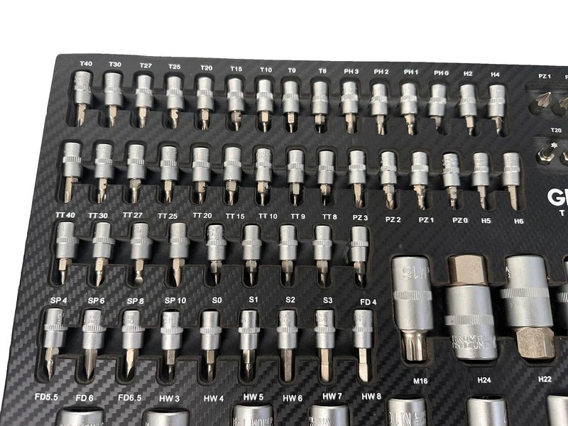 Комплект битове за шкаф, 101 броя GEBO TOOLS