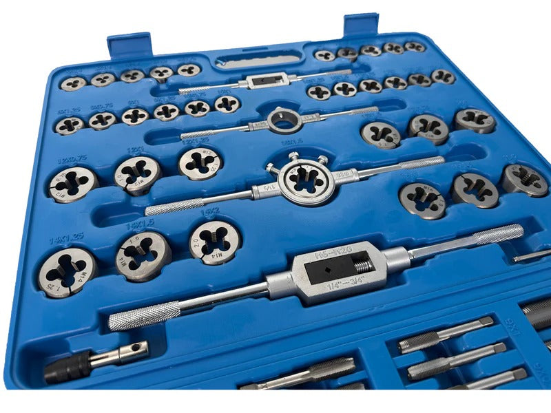 Комплект плашки и метчици, 110 части, M2-M18 GEBO TOOLS