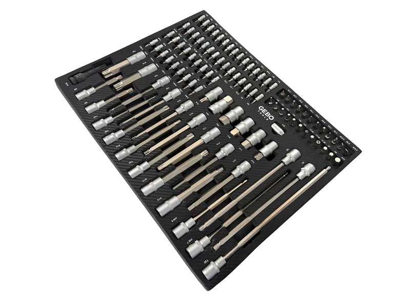 Комплект битове за шкаф, 101 броя GEBO TOOLS
