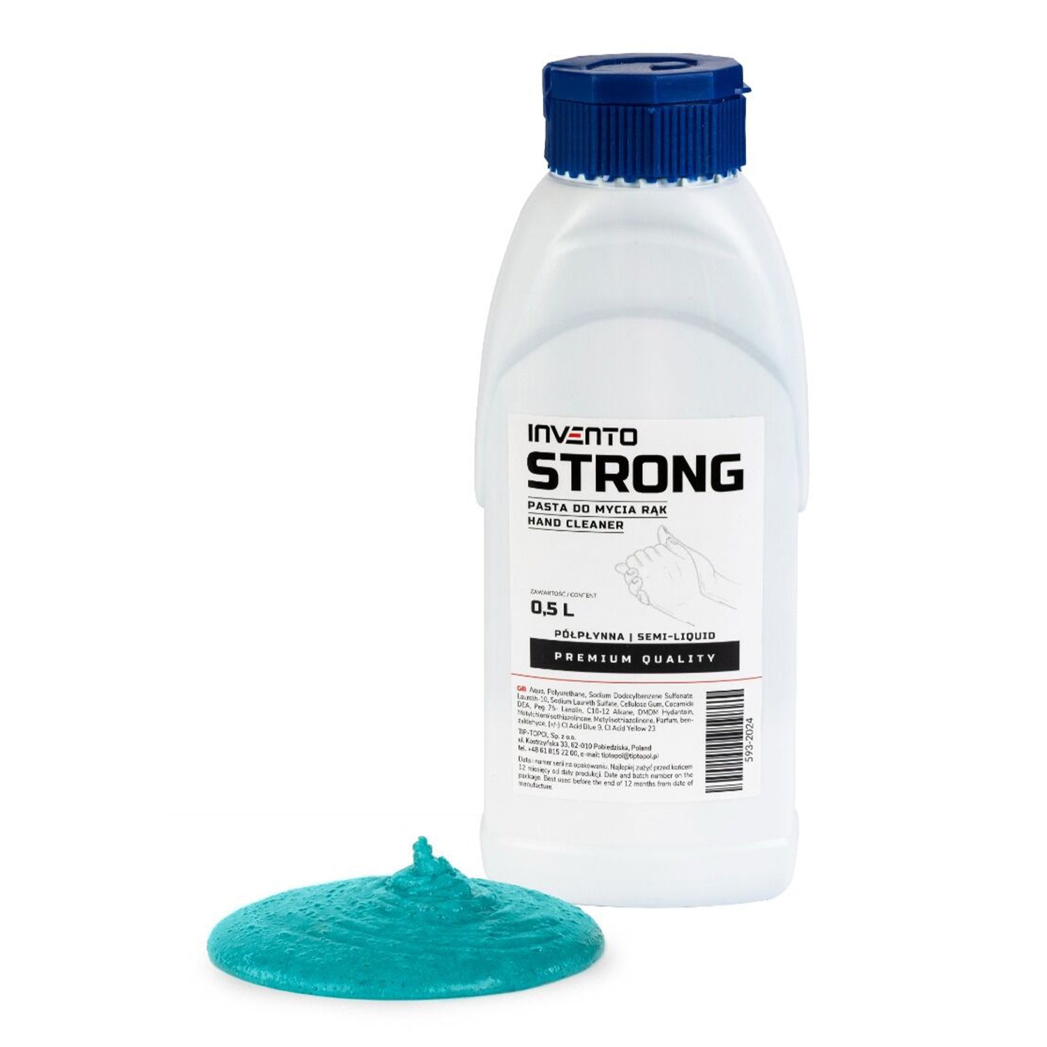 Гел за дезинфекция на ръце 0,5 л STRONG INVENTO